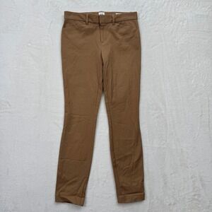 Gap Pants Women 0 Brown Signature Skinny Ankle Mid Rise Stretch Chino Trousers